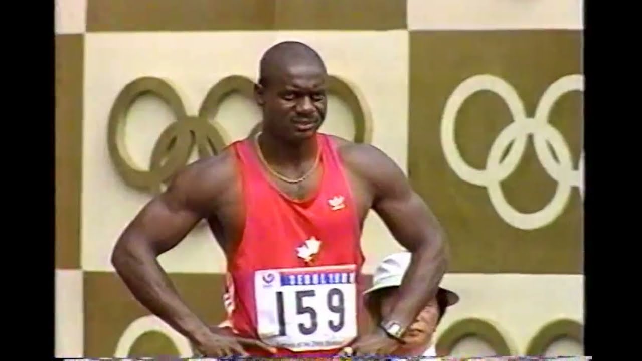 1988 Olympics 100m Semi Finals Ben Johnson Carl Lewis CBC