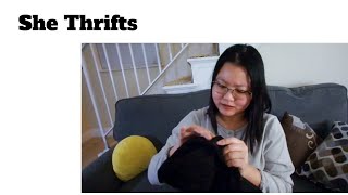 She Thrifts | Suede Genuine Leather High Waisted Skirt 🤭