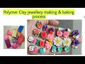 How to make jewellery with Polymer Clay &how to bake it