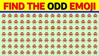 FIND THE ODD EMOJI OUT | Odd one out | Emoji Quiz