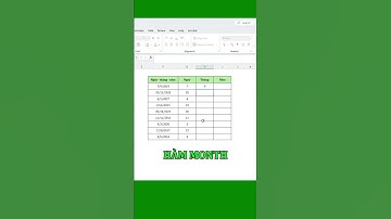 📅 Hướng dẫn tách ngày – tháng – năm siêu nhanh bằng các hàm Excel cơ bản:=DAY(), =MONTH(), =YEAR()