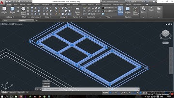 The best way to make 3D Door in autocad