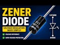 ⚡ Zener Diode: Keeps voltage constant 🔧, used in regulation, protection 🛡️, and stable circuits 💡.