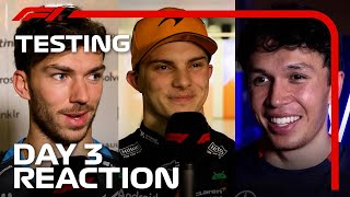 Drivers' Day 3 Reaction | F1 Pre-Season Testing 2024