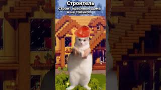 Типы игроков в майнкрафте #мемныекоты #коты #котики