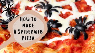 How to Make Creepy Spider Web Pizza by Thursday Night Pizza 824 views 2 years ago 1 minute, 6 seconds