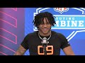 Omarion Hampton 2025 NFL Combine Interview On Playing With Joe Mixon + Najee Harris