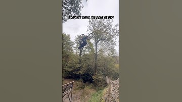 This was Scary!!! Red Bull Rampage inspired 🤣 #dyfi #dyfibikepark #rampage #fyp