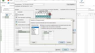 Definir calendarios de trabajo - MS Project 2016 screenshot 1