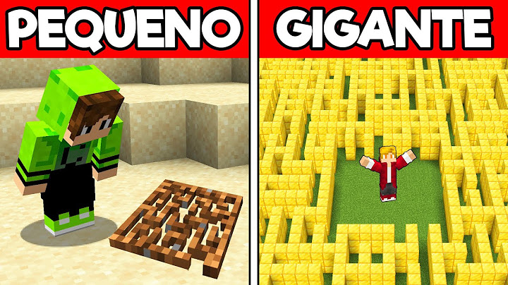 LABIRINTO PEQUENO vs GIGANTE na BATALHA DE CONSTRUÇÃO