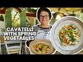 The Perfect Spring Pasta: Cavatelli with Fresh Garden Vegetables! | Pasta Grannies