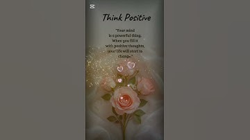 *"The Power of Positive Thinking | Change Your Mindset, Change Your Life"