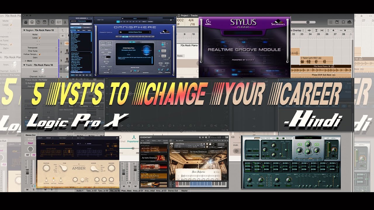 5 Vsts To Change Your Career Logic Pro X Hindi YouTube