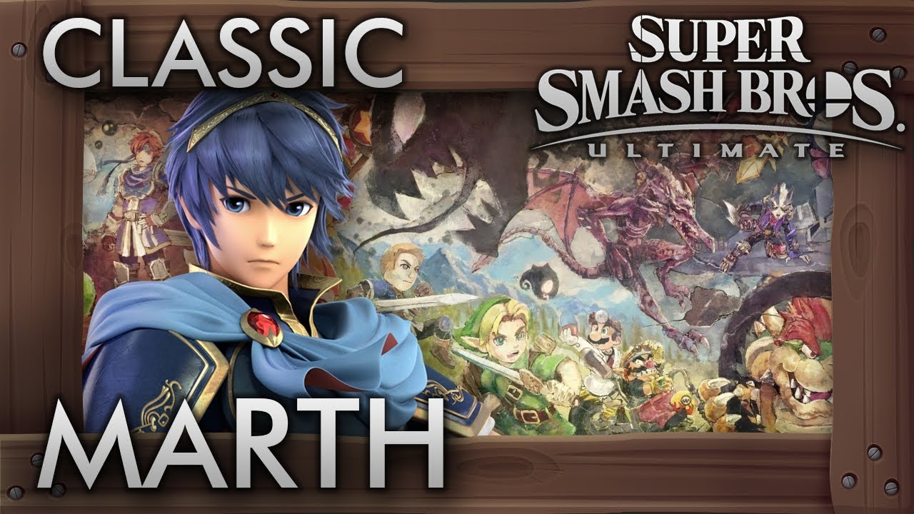 Super Smash Bros. Ultimate: Classic Mode - MARTH - 9.9 Intensity No Continues