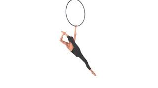 (Advanced) Lyra/Aerial Hoop - Meat Hook Split