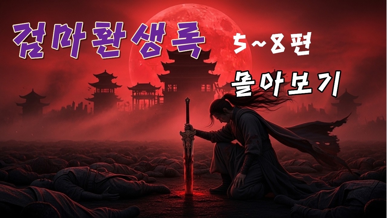 검마환생록 5~8편 몰아보기 #무협 #무림 #오디오북 #수면 #야설