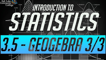 Chapter 3.5 - GeoGebra 3/3 - Hypothesis Test for P