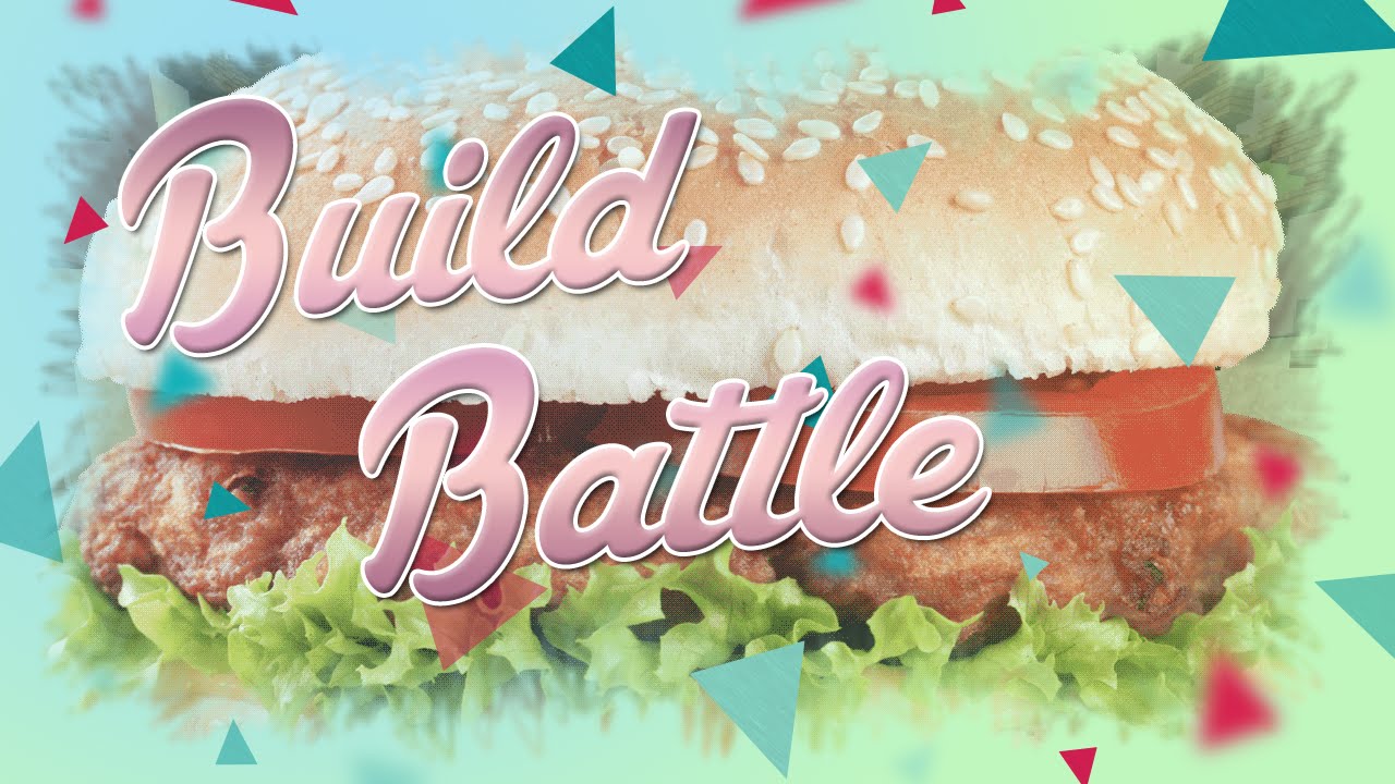 gaming logo Minecraft | Build Battle: Hamburger! YUMMMM! | Mousie