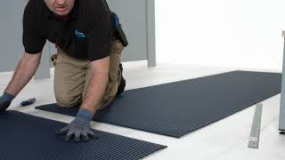 How to install: Plastex barefoot matting
