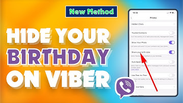 How To Hide Your Birthday On Viber 2024 | Skill Wave