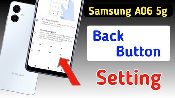 Samsung galaxy a06 5g back button setting | Samsung a06 me back button kaise lagaye/navigation key