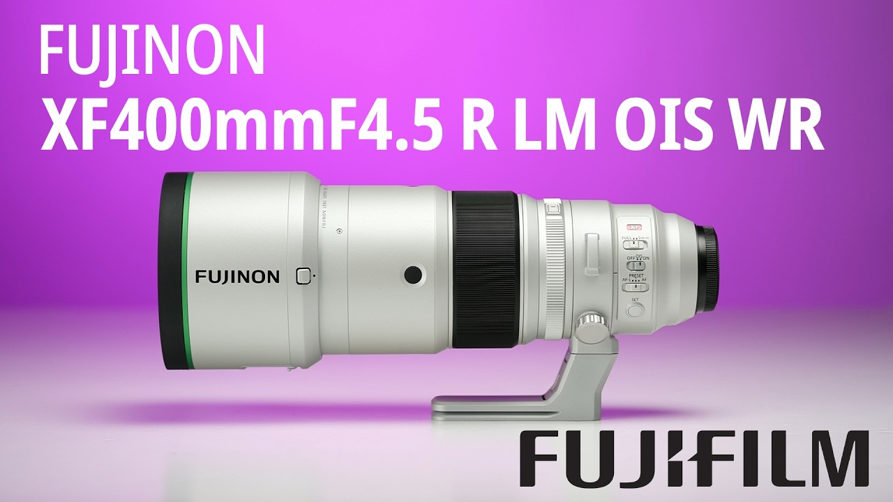 NEW FUJIFILM XF400mmF4.5 R LM OIS WR - YouTube