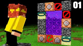 Coletei os BLOCOS ILEGAIS do SURVIVAL no minecraft!