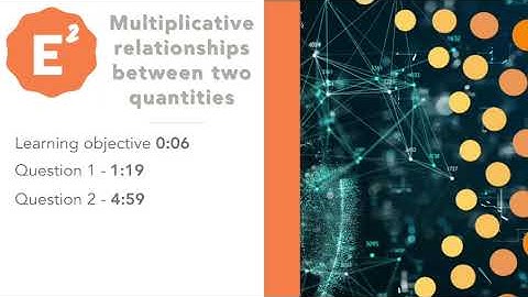 GCSE Maths Multiplicative relationships between two quantities