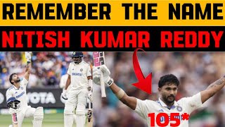 Nitish Kumar Reddy Excellent Knock of 105 Not Out | India vs Australia 4th Test | Nitish Kumar Reddy