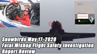 RCAF Snowbirds Fatal Mishap May 17, 2020 AIB Report Review