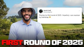 6'10 Scratch Golfer’s First Round of 2025 News