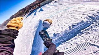 POV | Snowboarding at HYLAND HILLS! 😮‍💨