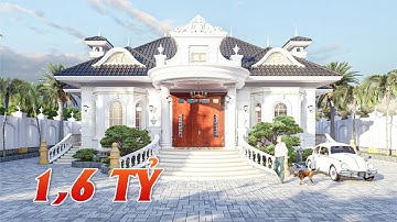 Mẫu Nhà Cấp 4 Tân Cổ Điển Đẳng Cấp Bậc Nhất Trị Giá 1,6 Tỷ Tại Hoài Nhơn, Bình Định