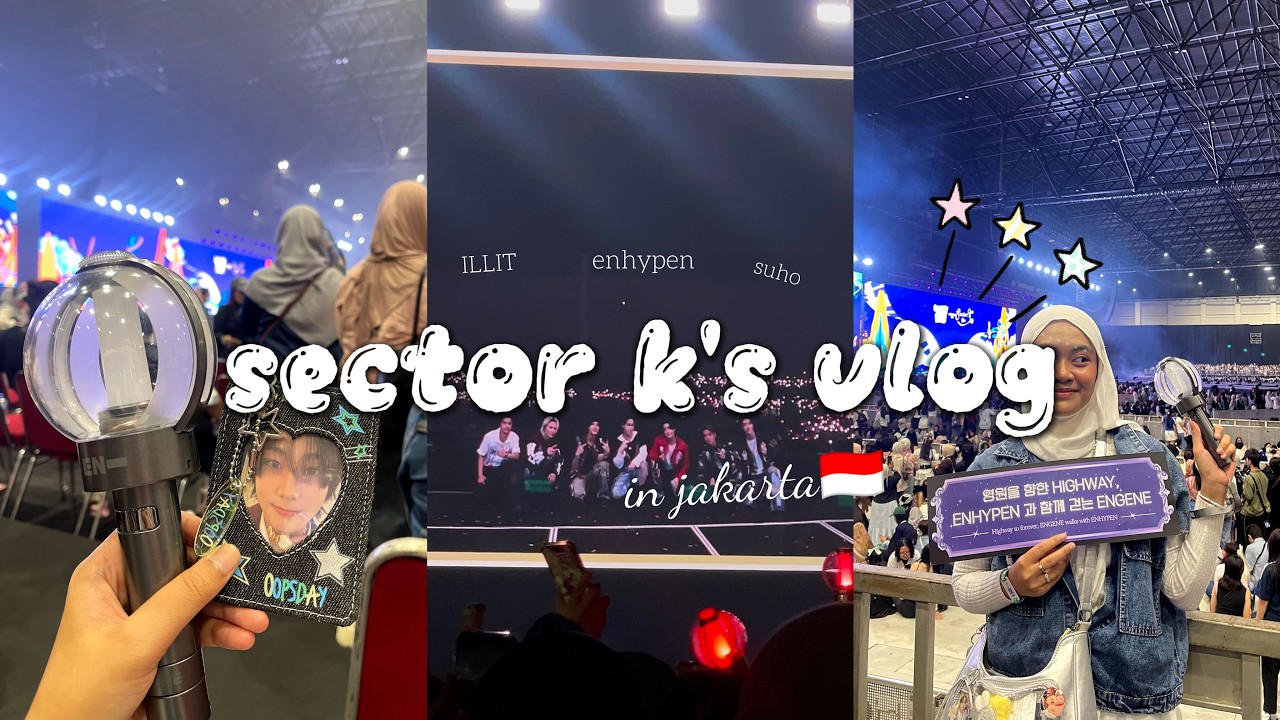 sector k's vlog: meet dengan enhypen ‹𝟹 at nice pik 2 october 18th 2025