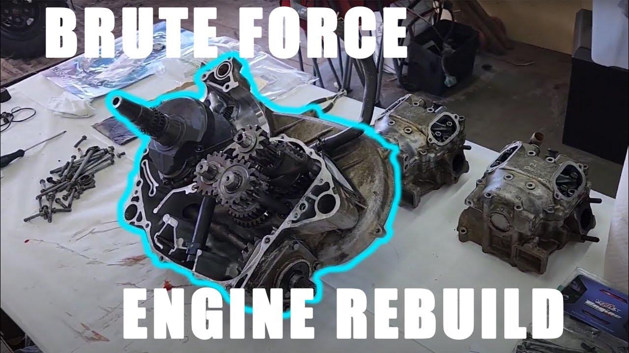 Brute Force 750 Engine Rebuild - YouTube