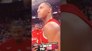 LIVE REACTION: RJ BARRETT HITS INSANE GAME WINNER OFF WILD BOUNCE 😱 RAPTORS FORCE GAME 7 VS CAVS