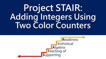 Adding Integers Using Two Color Counters ‖ Integers ‖ Grades 6-7 ‖ Project STAIR