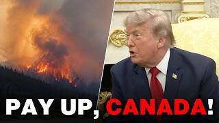 Watch: Trump Threatens Canada With Higher Tariffs Over Wildfire Smoke Pollution