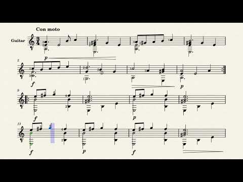 Packington's Pound – Francis Cutting, ca.1550-1595/1596 (guitar sheet music)