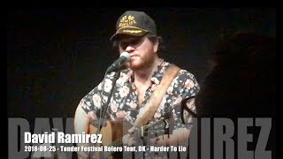 David Ramirez - Harder to Lie - 2018-08-25 - Tønder Festival, DK