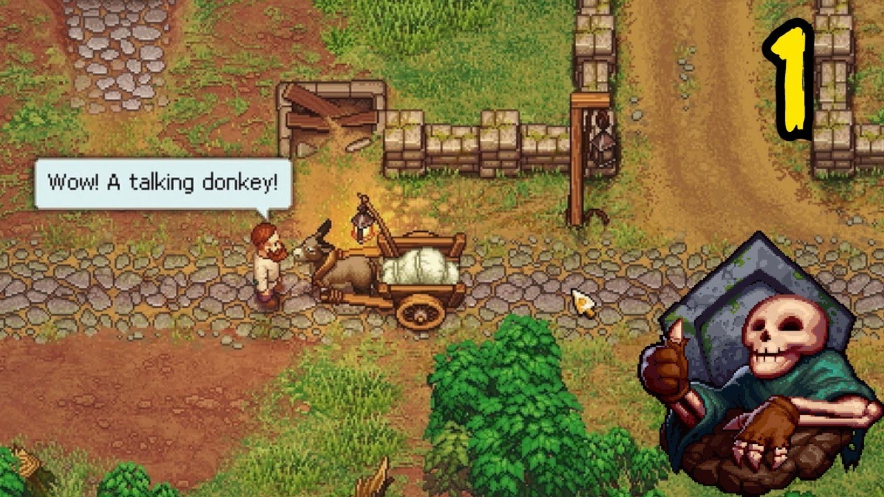 A Talking Donkey! Graveyard Keeper EP1 YouTube