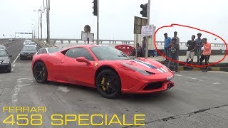 Got the chance to see and film 1 of 3 ferrari 458 speciale's ever
landed in india.as with all special series, speciale boasts an array
adv...