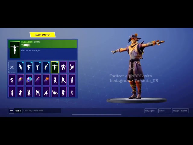 Fortnite' Leak Reveals T-Pose Emote - The Tech Game