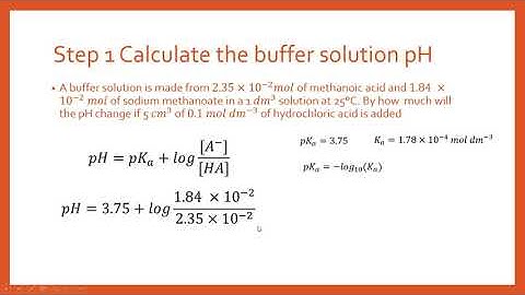 How to Calculate the pH of a Buffer Solution After Adding Acid (HCl)
