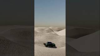 Car physics simulation in Desert  #blender #satisfying #carphysics #shorts