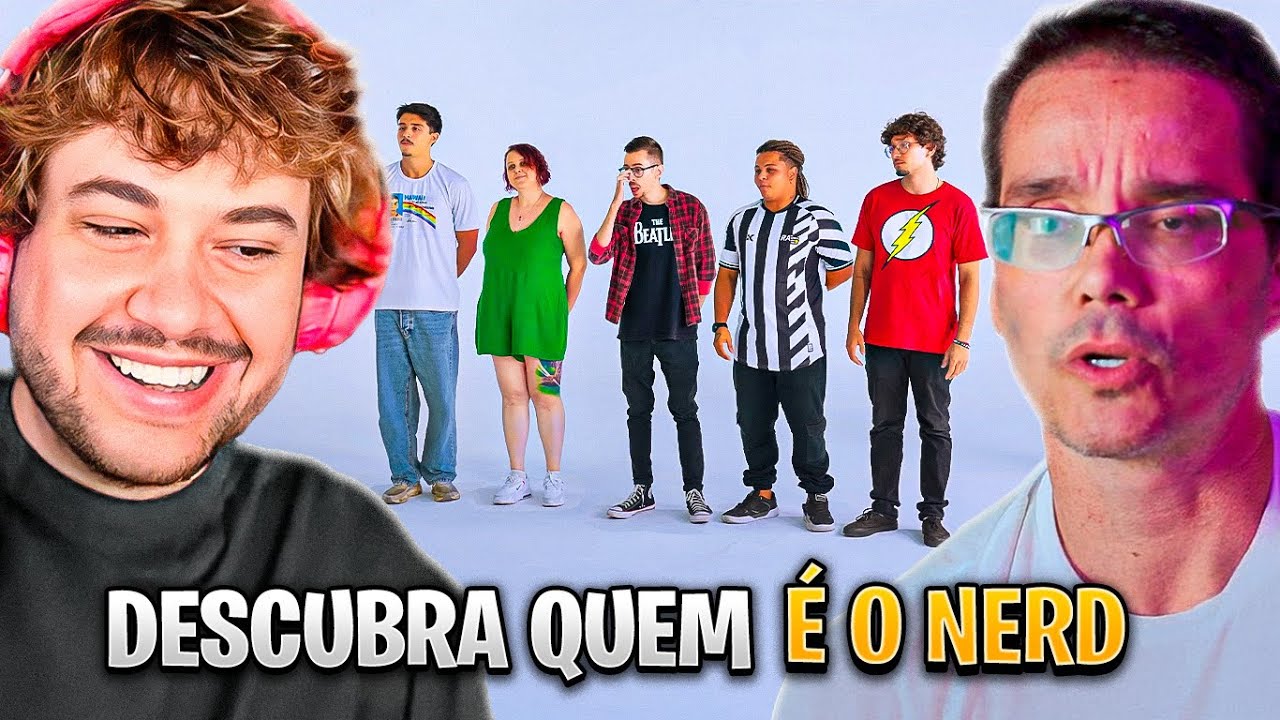 ADIVINHE QUEM É O VERDADEIRO NERD ENTRE ELES - React Aqueles Caras