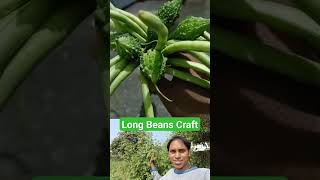 Long Beans Craft | ? ? | Craft of Long Beans, tomato and bitter gourd | shorts viral