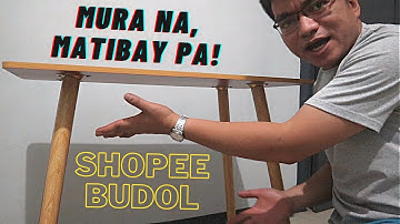 MURANG COMPUTER/LAPTOP TABLE SA SHOPEE | Unboxing and Quick Review