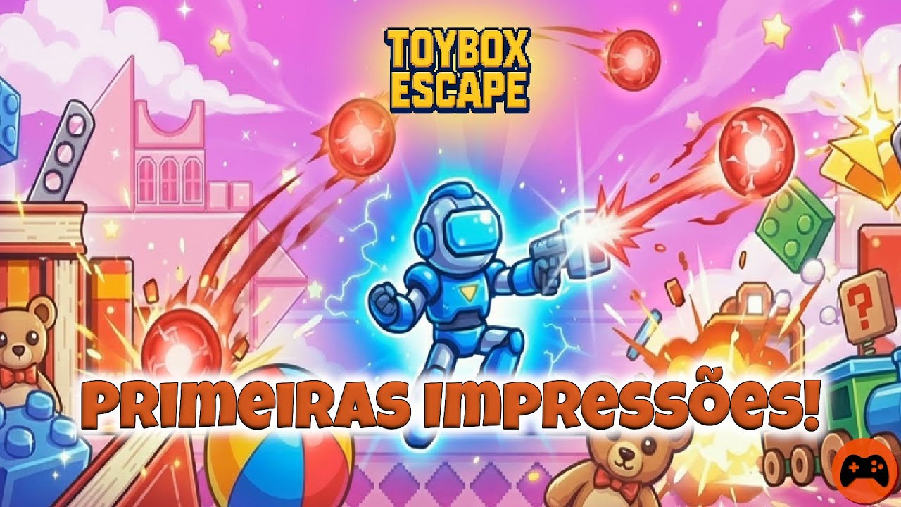 🤖 Primeiras Impressões de Toybox Escape⚡ | Plataforma e puzzles em pixel art | Guia 1000G