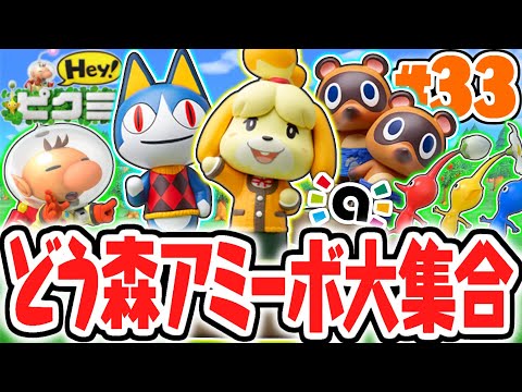 amiibo限定どうぶつの森フィギュアを集めよう!!アミーボ図鑑コンプを目指せ!!3DS実況Part33【Hey! ピクミン】